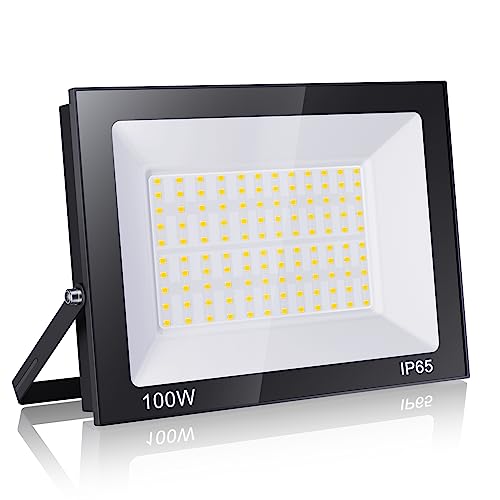 LED-Baustrahler loyal 100W LED Strahler Außen, 10000LM