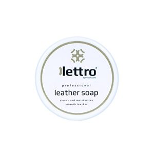 Leather soap Lettro, effective cleaning, moisturizing