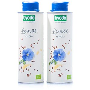 Leinöl Byodo Natives, 2er Pack (2 x 250 ml Dose) Bio