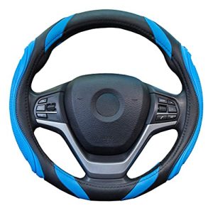 Steering wheel cover YGYQZ car leather, sport universal 37-38cm