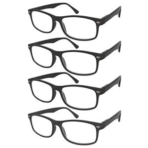 Okuma gözlüğü Erkekler ve kadınlar için TBOC okuma yardımcısı (4'lü paket)