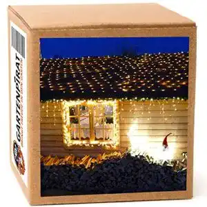 Lichternetz gartenpirat led 2x2m weihnachten aussen 160 led