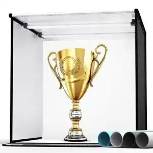 Lichtzelt samtian fotostudio tragbar foto zelte 60 x 60 x 60 cm