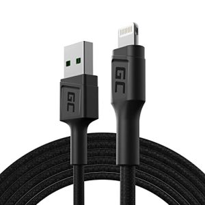Lightning-kabel Grønn Cell-kabel USB-A, Lightning 1.2m