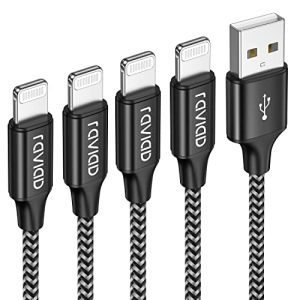 Lightning cable RAVIAD iPhone charging cable, 4-pack