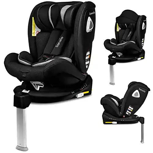 Lionelo Braam Kindersitz mit Isofix und Stützfuß für Kinder 0-36 kg