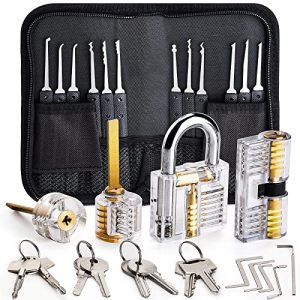 Set per lockpicking Set Preciva Dietrich, serratura di sicurezza, 26 pezzi.
