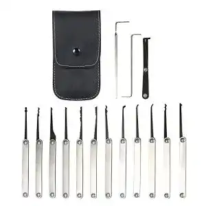 Lockpicking set weehey 15 stuecke lock picking set edelstahl