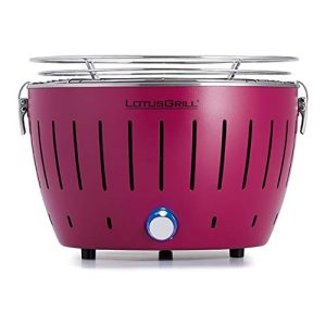 Lotus grill LotusGrill S Small Compact prune violet, faible fumée