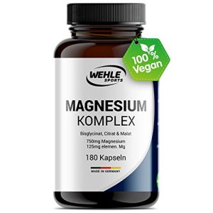 Capsule de magnésium Wehle Sports Magnésium Complex 375mg