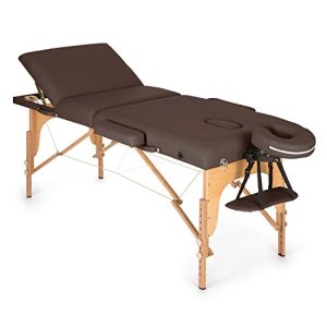 Table de massage Klarfit MT 500 table de massage avec accoudoirs