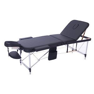 Lettino da massaggio MASSUNDA Comfort Leggero, mobile, in alluminio