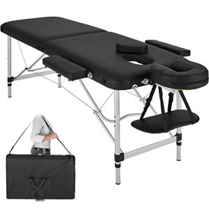 Table de massage tectake 2 zones, table de massage, pliable