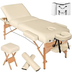 Table de massage tectake ® pliable, réglable en hauteur