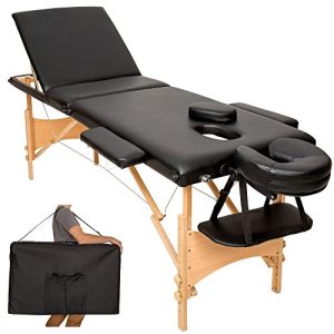 Masaj masası tectake ® Mobile 3 bölgeli, yüksekliği ayarlanabilir