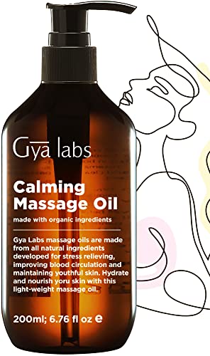 Massageöl Gya Labs Beruhigendes für Besseren Schlaf (200ml) - massageoel gya labs beruhigendes fuer besseren schlaf 200ml