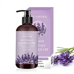 Massageoel newvenper lavendel zur beruhigung