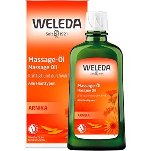 Óleo de massagem WELEDA óleo de massagem de arnica orgânico 200 ml, nutritivo