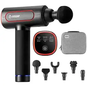 Massagepistole fitleap massage gun pro mit 6 koepfen u 6 modi