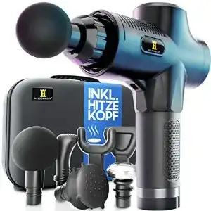 Massagepistole heldenwerk inkl 7 massagekoepfen