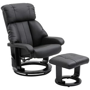 Cadeira de massagem Cadeira de relaxamento HOMCOM com função reclinável