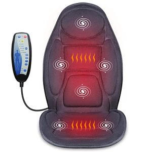 Capa de assento de massagem Snailax com função de calor e vibração