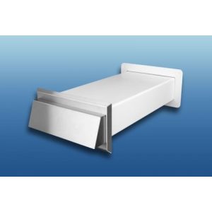 Caixa de parede K-TECH-PRO sistema de duto plano em aço inoxidável 150