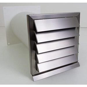 Caja de pared VentilationNord de acero inoxidable de bajo consumo Ø150