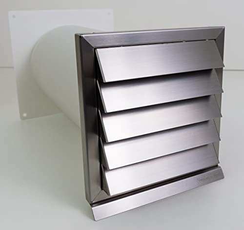 Caixa de parede VentilationNord aço inoxidável economizador de energia Ø150
