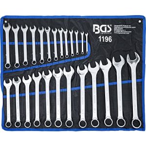 Open-end wrench BGS 1196 open-end combination wrench set, 25 pieces, SW 6