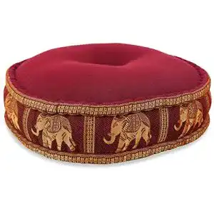 Meditationskissen upmsx livasia mit thaiseide mit kapok