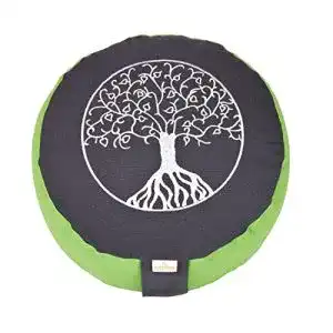 Meditationskissen yogabox glueckssitz lebensbaum