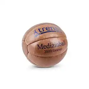 Medizinball trenas leder original 2 kg medicine ball sport