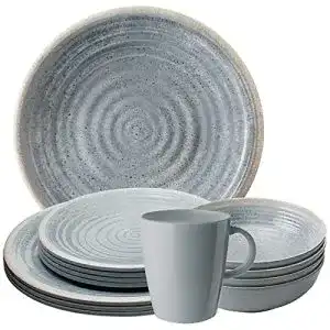 Melamin geschirr sundream camping set 16 teilig