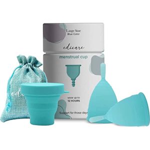 Менструальная чаша Edicare, Menstrual Cup, содержит две чаши.