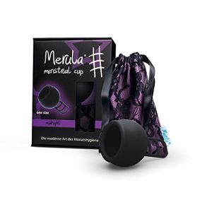 Menstruationskop Merula Cup midnat (sort) One size