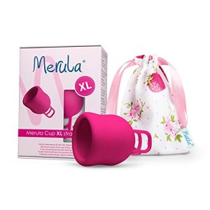 Menstruationskop Merula Cup XL jordbær (pink)