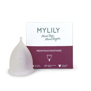 Menstruationstasse MYLILY ® 100% medizinisches Silikon - menstruationstasse mylily 100 medizinisches silikon