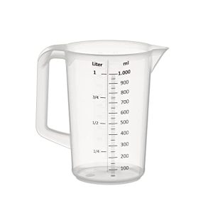 Vaso medidor APS 30047 1 litro, Ø 12 x H: 17 cm, vaso de plástico