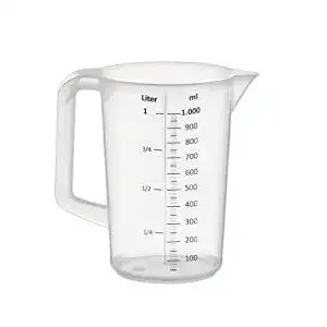 Messbecher aps 30047 1 liter o 12 x h 17 cm kunststoffbecher