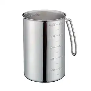Messbecher kuechenprofi mit griff 1 l rostfreier edelstahl