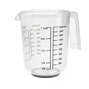 Messbecher royalfay 1l made in germany kunststoff