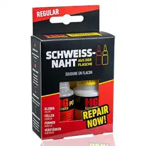 Metallkleber hg power glue die schweissnaht aus der flasche