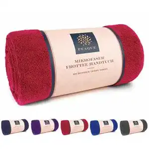 Mikrofaser handtuch peaque mit frottee struktur 1er 2er set