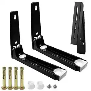 Mikrowellenhalterung lcouaceo 2 stk wand aus edelstahl