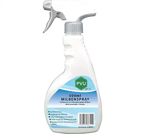 Milbenspray PVU 500ml für Matratzen und andere Textilien