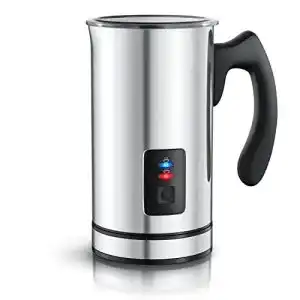 Arendo Edelstahl Milchaufschäumer mit automatischer Funktion