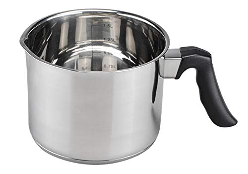 Milk pot Gravidus stainless steel milk pot 14cm thermal base