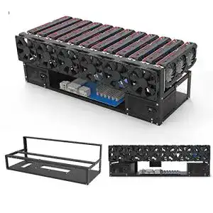 Mining rig vivonas 12 gpu open air mining rig frame