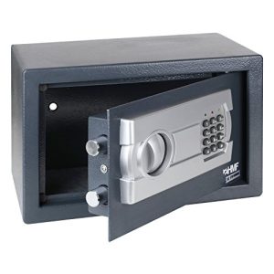Caja fuerte para muebles HMF 4612112 con cerradura de combinación electrónica